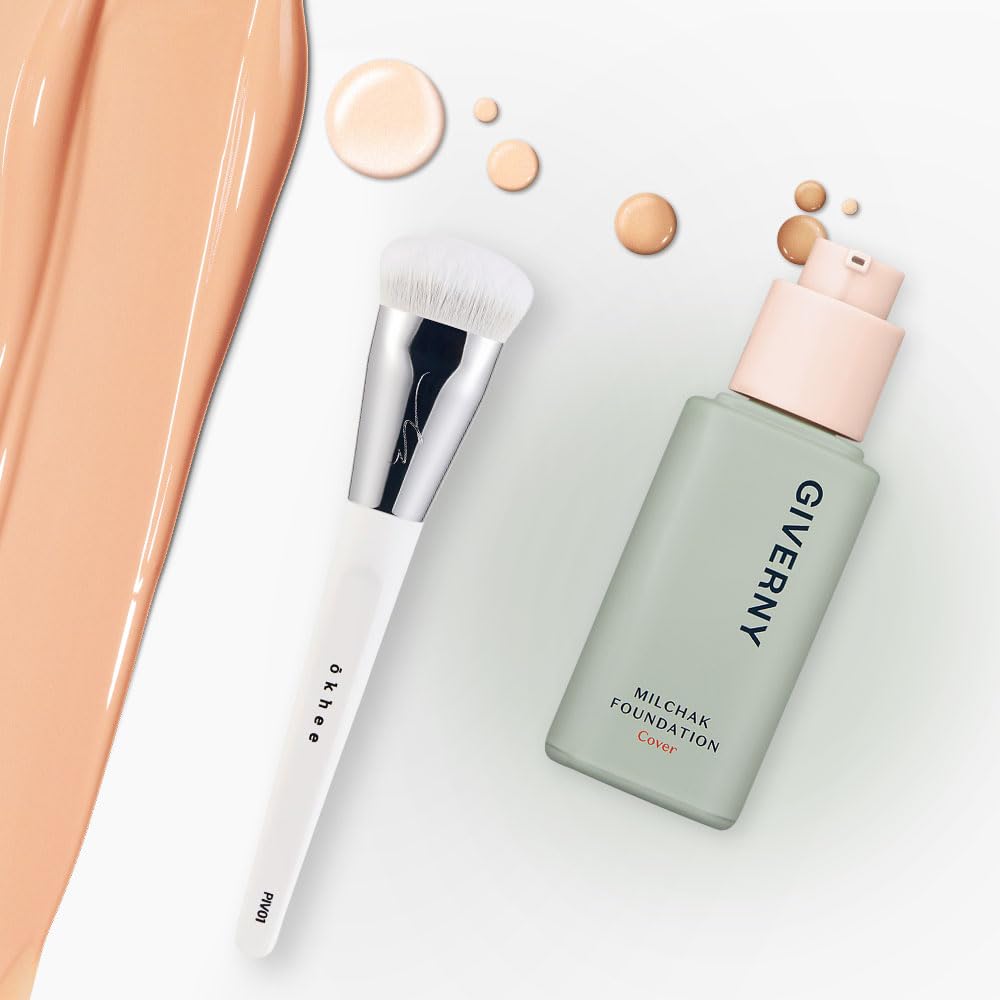 Amazon | [SOO ADOR X Giverny] PIV01 白玉ファンデーションブラシ+